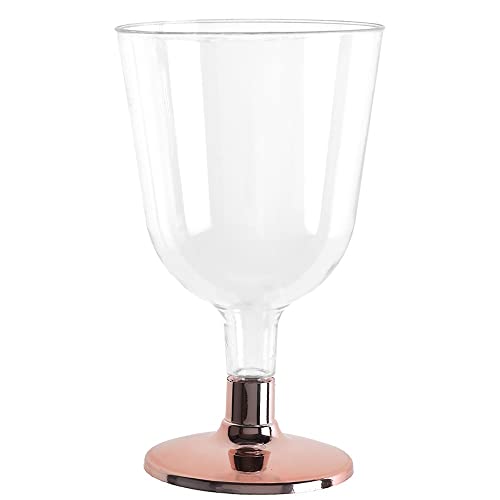 Santex 6 Water/Wine Glasses 15 cl Rose Gold Chrome