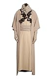 Mens Tusken Raider Costume Robe Outfits Sand People Cosplay Tunic Robe Costumes Scarf Halloween Party Suits for Adults