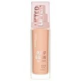 Maybelline New York Fondotinta Illuminante, Per Tutti i Tipi di Pelle, Pelle Rimpolpata e Radiosa, Finish Naturale, Con Acido Ialuronico e Niacinamide, Lifter Plump and Glow, Tonalità: 117, 30 ml