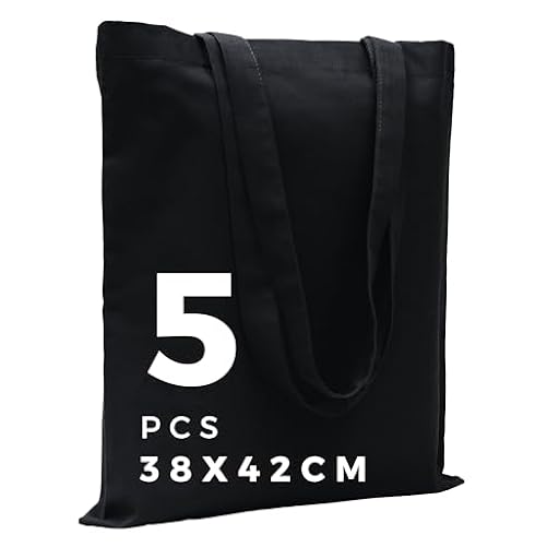 POLHIM® Bolsas de tela – Bolsas para ropa, deportes, compras, alimentos, ecológicas, reutilizables, 38 x 42 cm, 145 gr/m2, 5 unidades (Negro) | Ya disponible en tu tienda friki favorita! En mundofriki.es! POLHIM® Bolsas de tela – Bolsas para ropa, deportes, compras, alimentos, ecológicas, reutilizables, 38 x 42 cm, 145 gr/m2, 5 unidades (Negro) | Ya disponible en tu tienda friki favorita! En mundofriki.es!