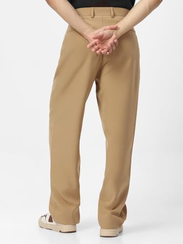Image of Urbano Fashion Men's Loose Baggy Fit Solid Korean Pants Stretchable