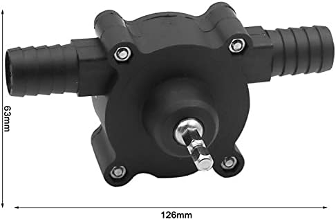Electric Submersible Pump Portable Electric Drill Pump Diesel Oil Fluid Water Pump Mini Hand Self-Priming Liquid Transfer Pumps Home Garden Outdoor Tool Sump Pump