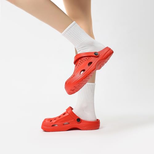 Image of SOSOWHLTE Men's Women's Arch Support Clogs,Unisex Garden Shoes Comfortable Slip-on Outdoor Sandals Slippers for Beach Casual
