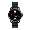 Fossil 44mm Gen 5E Stainless Steel and Silicone Touchscreen Smart Watch with Heart Rate, Color: Black (Model: FTW4047)