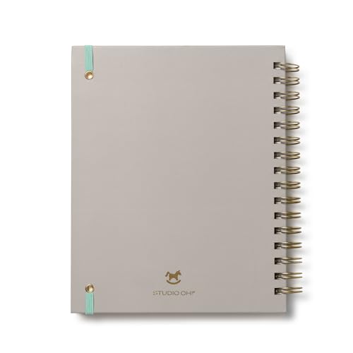 Image of Studio Oh! Countdown to Baby Pregnancy Journal for Women - Hardcover Guided Journal & Daily Planner, 144 Pages, Weekly Planner, To-Do List & Tracker, 6 Tabbed Divider Pockets, 100 gsm Paper [Unknown Binding] [Unknown Binding] [Unknown Binding] [Unknown Binding]