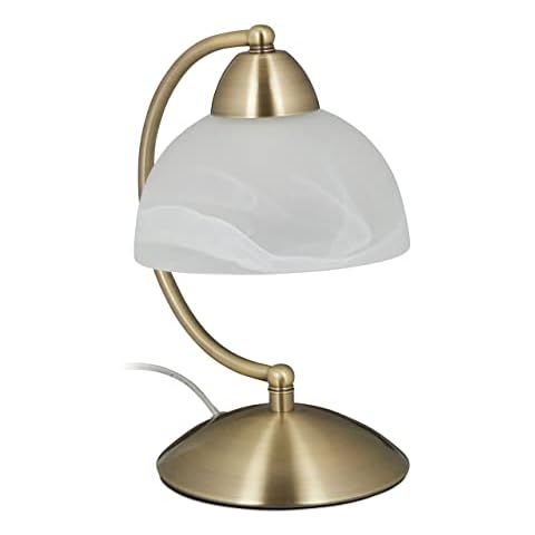 Relaxdays Lampe de Table Vintage Cover
