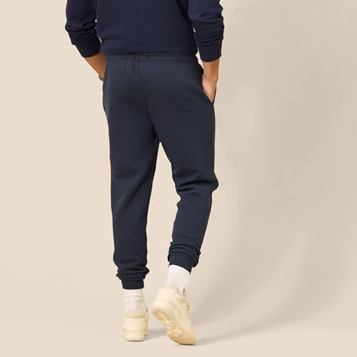 Image of Amazon Essentials Men's Relaxed Fit Fleece Joggers Sweatpants with Drawstring Waist, Tapered Leg, Ribbed Cuffs, Brushed Interior