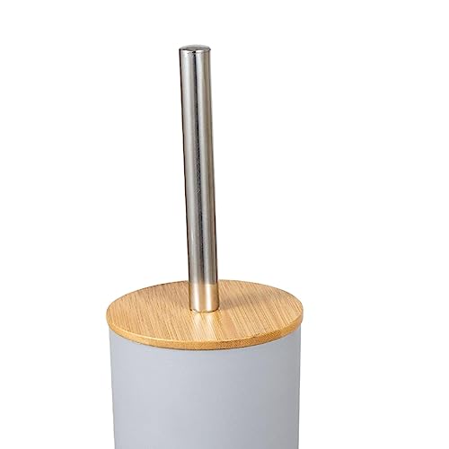 Cepillo para inodoro gris pequeño de limpieza profunda 3