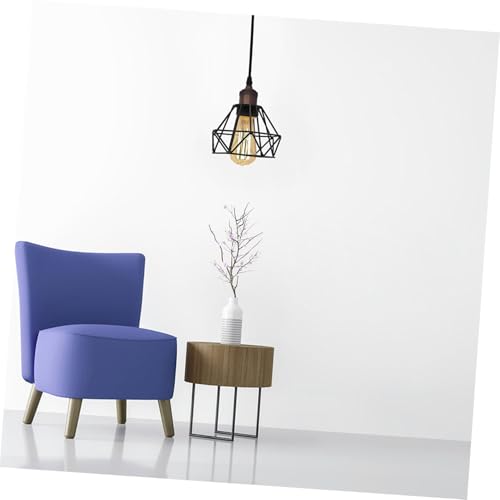 Image of VANZACK Industrial Light Shades Metal Lamp Shades Ceiling Lamp Covers Hanging Lighting Cord Fixture, 2 Pieces
