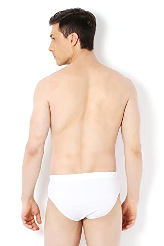 Image of Van Heusen Men's Cotton Brief Pack of 1| Ribbed Cotton | Anti-Bacterial | Stay fresh | Sweat Absorbant | Moisture-Wicking | Long Lasting Colors |Breathable Combed Cotton for extra comfort | Soft Waistband | Soft Touch | Style 10004