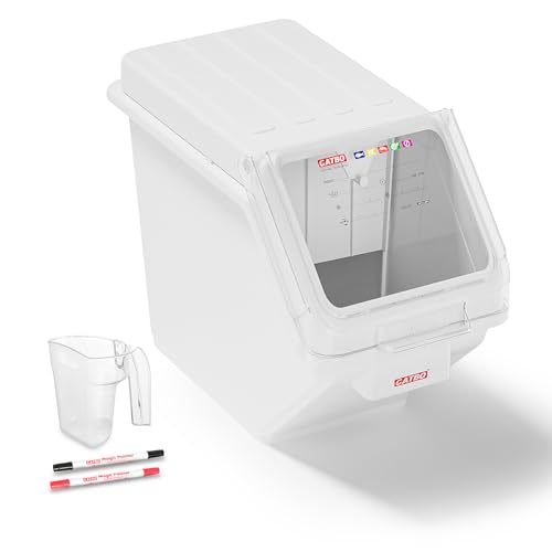 6 Gallon Stackable Ingredient Bin with Scoop