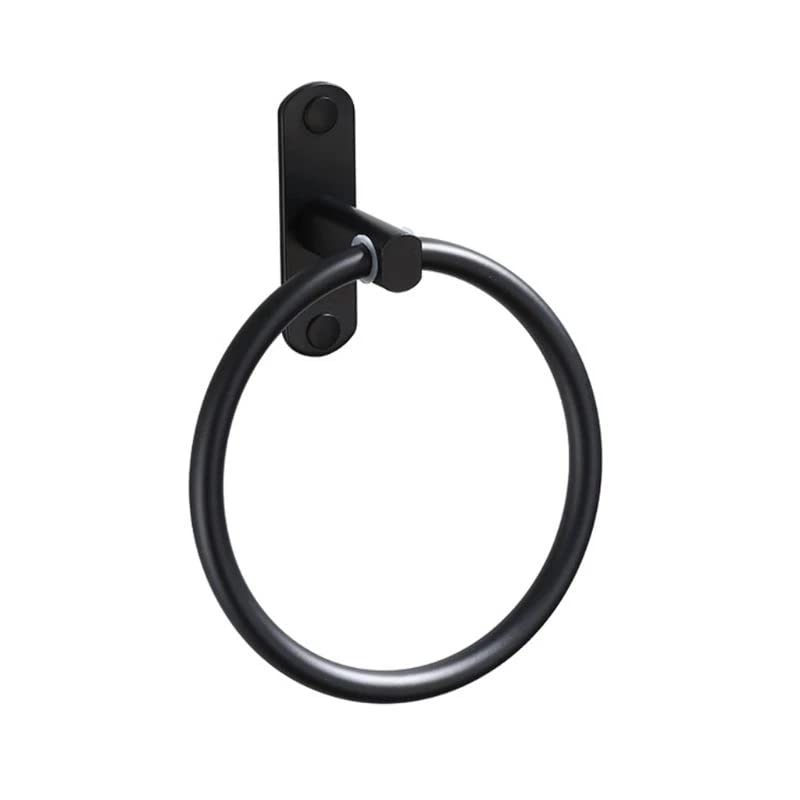 Porte-serviettes de salle de bain noir pour créer une ambiance spa européenne