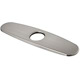 VIGO Kitchen Sink Faucet Deck Plate Escutcheon, Stainless Steel