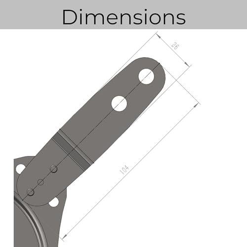 Image of Mounting VESA Extender with Screw Kit for TV & Monitors 100x100 mm to 200X200 mm, 100x200 mm, 200x100 mm