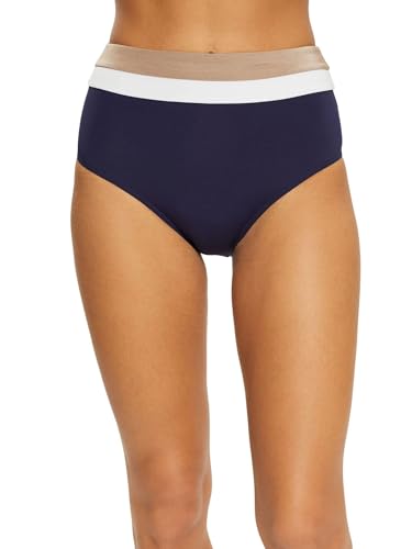 ESPRIT Damen Tayrona Beach Rcshigh.w.brief Bikini-Unterteile, Navy, 42