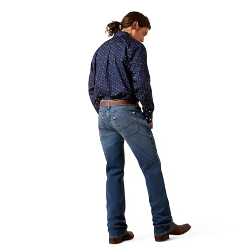 Image of ARIAT Men M5 Straight Calico Straight Leg Jean