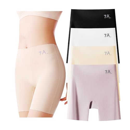 Silk Panties for Women High-Waist Ice Silk Underwear With Tummy-Control Hip-Lifting, Panty Faja Fresca Y Transpirable 3 En 1