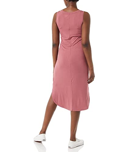 Image of Amazon Essentials Women's Jersey Regular-Fit Sleeveless V-Neck Midi Dress (Previously Daily Ritual)