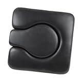 harayaa Portable Commode Chair Cushion Replacement, Commode Chair Seat Pad, Bedside Commode Cushion for Shower, Black Gourd