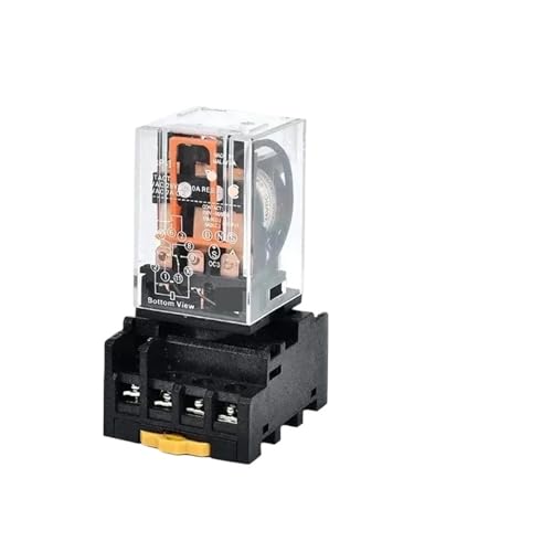 Relais électromagnétique MK2P-I AC220V avec base pour circuits industriels