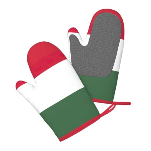 Ensemble de four lavable drapeau Hongrie isolant cuisine et grillades