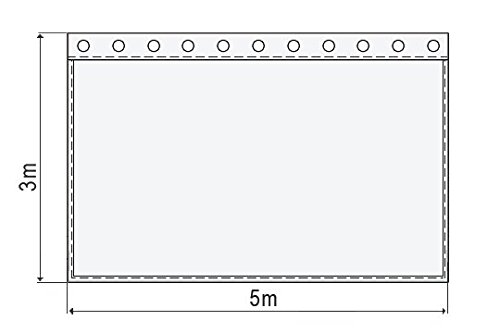 Theatervorhang, Backdrop - B1 Bühnenmolton konfektioniert, schwarz, 5m x 3m
