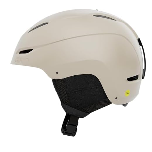 Giro Ceva MIPS Skihelm mit verstellbarem In Form-Fit-System, Thermostat Control-Belüftung, kompatibel mit Outdoor Tech Audio, MIPS Schutzsystem, Farbe: Stone Pearl, Größe: M