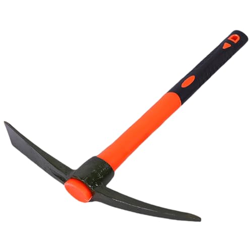 Garden Pick Mattock Fiberglass Handle For Soil Breaking Planting Camping Landscaping Home Excavation Trail Maintenance