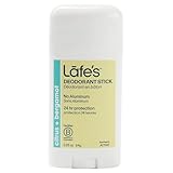Lafe's Natural Deodorant | 2.25oz Aluminum Free Natural Deodorant Stick for Women & Men | Paraben Free & Baking Soda Free with 24-Hour Protection (Citrus & Bergamot, 2.25 Ounce)