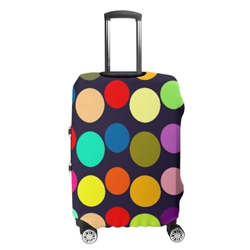 Beautiful Polka Dot Printed Luggage Cover Protector, Fits 18-32 Inch Luggage4