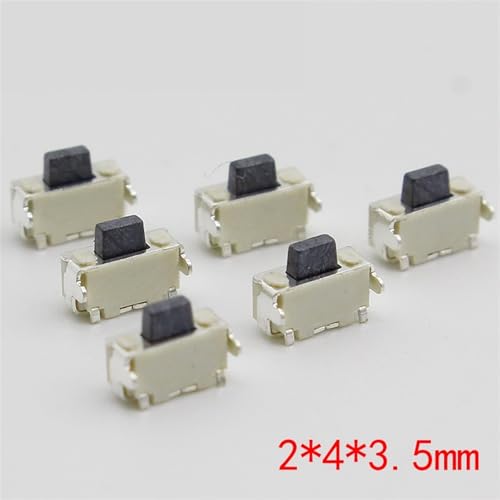 Interruptor de tacto SMD 2x4 micro microswitch lateral para placa de circuito impreso 2