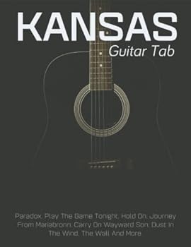 Paperback Kansas Guitar Tab: A Collection Of 15 Songs Book