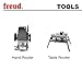 Freud 5 Piece Round Over/Beading Bit Set - Ideal for Rounding & Beading Edges on Furniture - 1/2