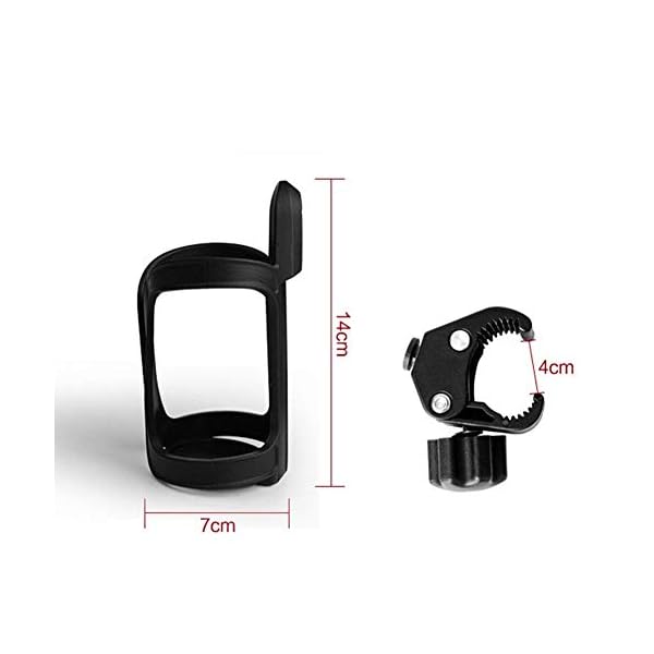 Kinderwagen Fahrrad Flaschenhalter Becherhalter Universal-360 Grad Rotation Antislip Cup Getränkehalter Pram Zubehör… – Bild 9