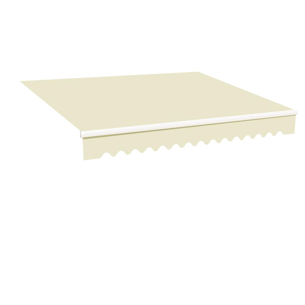 Green Bay 3x2.5m Garden Awning Replacement Fabric Top Cover Front Valance Cream โ image 1