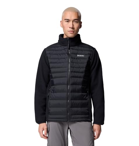 Columbia Juniper Peak Chaqueta Híbrida, Experimenta una Comodidad Liviana, Calidez TurboDown, Resistencia al Agua, Materiales Ecológicos, Dobladillo Ajustable   Hombre