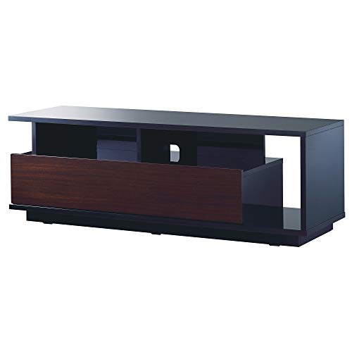 ハヤミ ELシリーズ 32~55型対応 アシンメトリーデザイン ツートンカラーのテレビ台 TV-EL125B ブラック