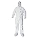 A40 Elastic-Cuff, Ankle, Hood and Boot Coveralls, X-Large, White, 25/Carton