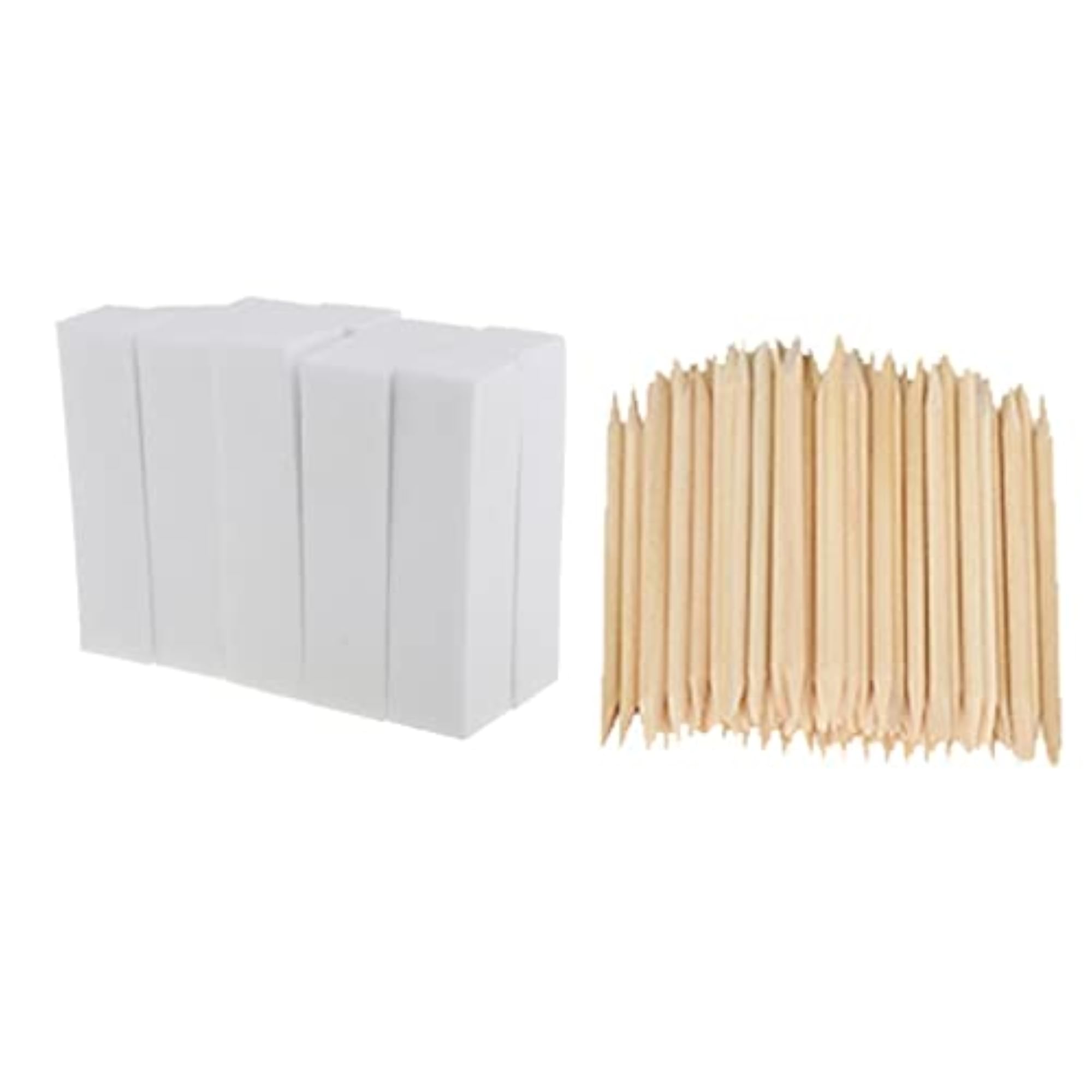 Disposable Cuticle Pusher Remover & Nail Sanding Files