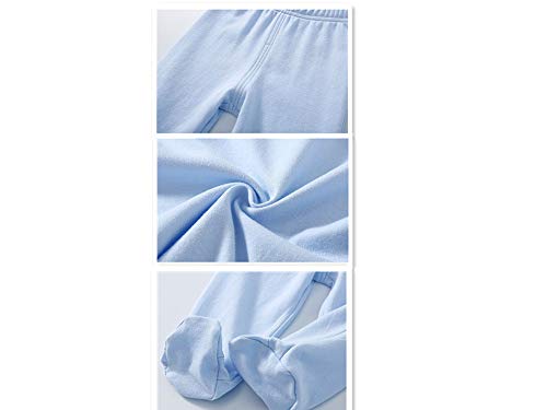 ZiweiStar Unisex-Baby Girls Boys Cotton Soild Color Footed Pants Pringting Casual Leggings 0-12 Months2