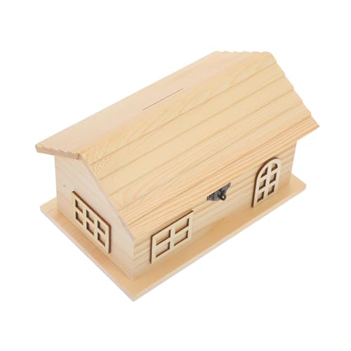 HONITANO Holz Spardose Hausform Groß zum Bemalen Dekorative Münzbox aus Kiefernholz DIY Geldgeschenk für Kinderzimmer Kreative Aufbewahrung für Kleingeld und Sparprojekte HONITANO Holz Spardose Hausform Groß zum Bemalen Dekorative Münzbox aus Kiefernholz DIY Geldgeschenk für Kinderzimmer Kreative Aufbewahrung für Kleingeld und Sparprojekte