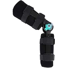 LoJax Adjustable Knee Brace Support Hinged ROM Knee Brace Immobilizer for ACL, MCL and PCL Injury, Orthosis Stabilizer Knee Pads,Left-Small45CM
