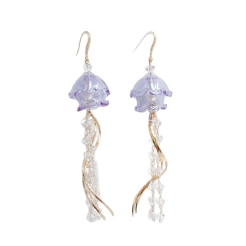Modern Jellyfish Shaped Earrings with Smooth Alloy Finish Comfort Fit Design for Professional & Casual Occasions Jellyfish Earri