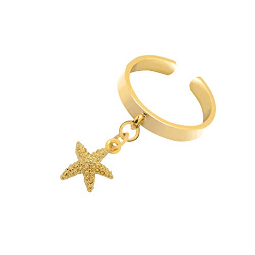 Image of Spinningdaisy Dangling Mighty Tiny Charm Adjustable Ring