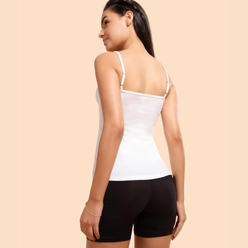 Enamor Fabulous Inners E001 Stretch Cotton Camisole for Women - Image 5