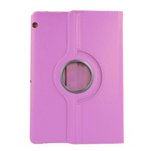 Funda Rotatoria 360° Polipiel para Huawei MEDIAPAD T3 10 9,6', Carcasa Protector, Rosa