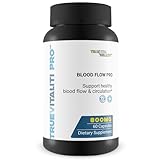 True Vitaliti Pro Blood Flow Pro L-Arginine - Our Best Circulation Supplement for True Vitality Male Blood Flow & Circulation Health - L-Arginine Mens Circulation Supplement - Help Blood Flow