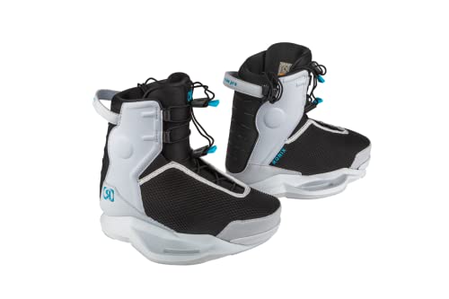 Ronix Vision Pro Stage 2 Wakeboard Boots, White/Black/Blue, 8-9