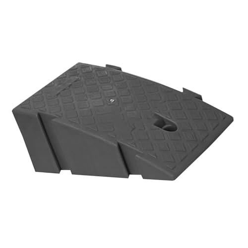 Rampas plásticas con clip para umbral, almohadillas triangulares antideslizantes y resistentes al desgaste para entrada de garaje miniatura 1