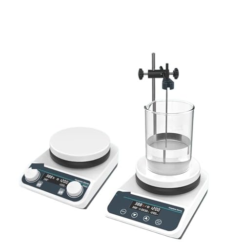Agitateur de laboratoire magnétique avec plaque chauffante et agitateur LCD 2L